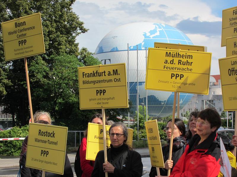 Einige PPP-Suenden - Bonn, Frankfurt am Main, Potsdam, Muelheim an der Ruhr, Rostock